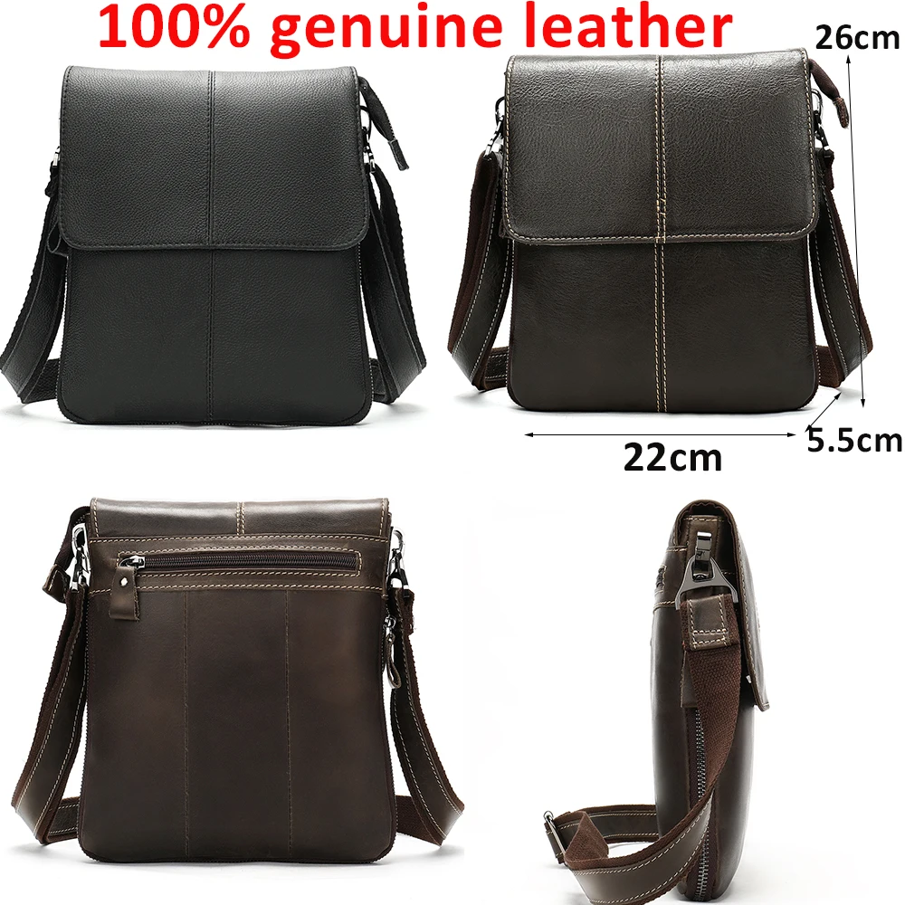 Imagem -05 - Westal-bolsa de Ombro de Couro Genuíno Masculina Bolsa Mensageiro Tampa Crossbody Flap Presente Marido Designer 8006