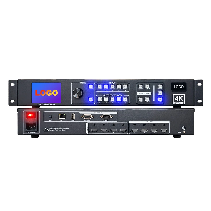 

Amoonsky 4 Channel Signal Switch HD2.0 4K LCD Video Wall Controller Matrix 4X4 for LCD Advertisement LCD Display