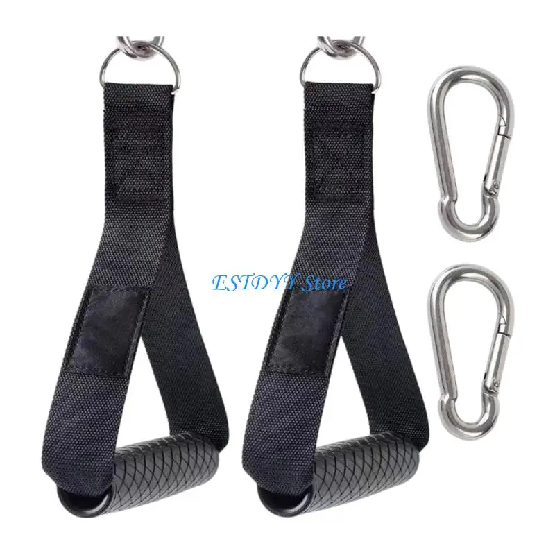 G6DE Attachments for Pull Up Bar, Barbells and Resistance Bands Nonslip Grip Handle