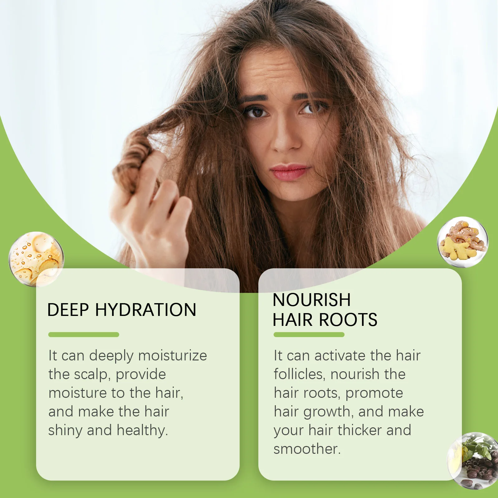 Batana Oil Hair Growth Repairing Dryness Strengthening Hair Roots Promote Hair Softness Revitalizing Nourish Hair Essential Oil