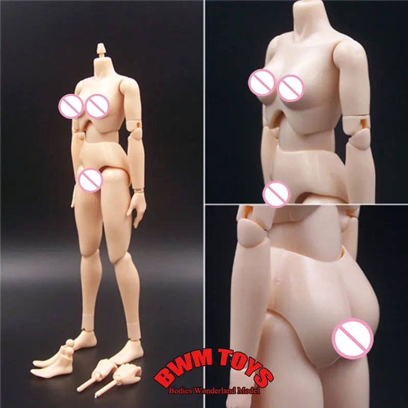 

In Stock BF02 1/6 Scale Movable Mid Chest Joint Body 12Inch Pale Skin Female Action Figure KM Doll Body