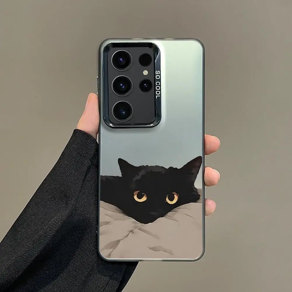 

Чехол для телефона «Ленивый кот лежащий на кровати» подходит для Samsung Galaxy S25 24 23 22 21 20 Plus/Ultra/FE с защитой от падения и ударов