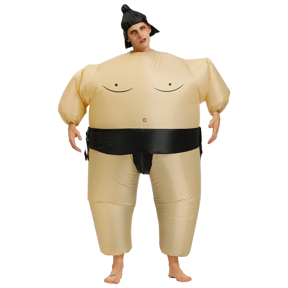 Adult Man Wrestling Fighter Inflatable Costumes Halloween Cosplay Costume Funny Party Role Play Disfraces for Woman Unisex