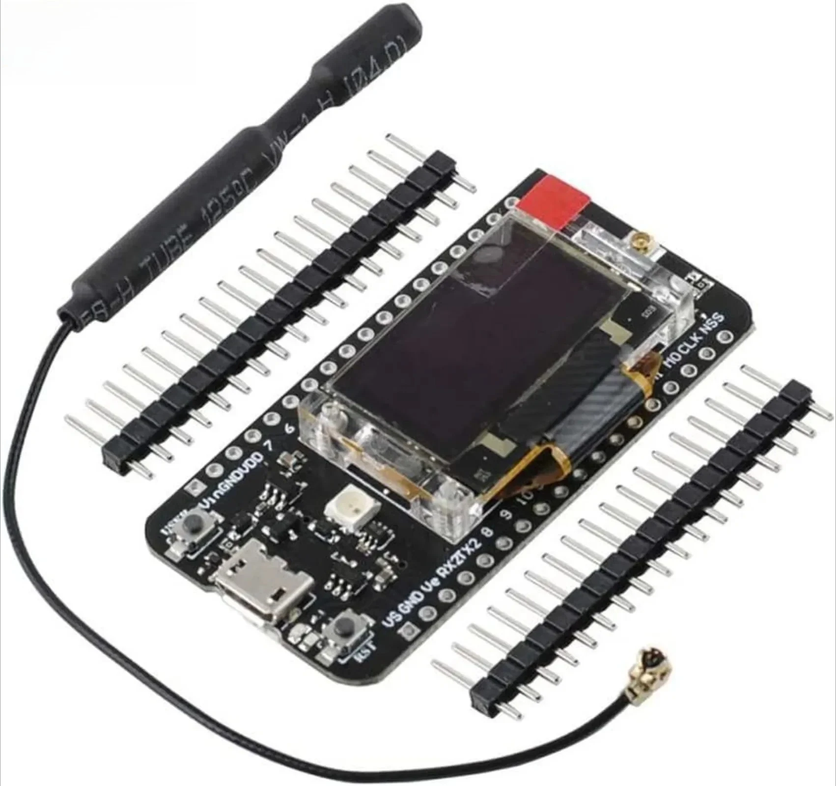ASR6052 LoRa GPS Development Board 0.96 Display 868MHz 915MHz Wireless Module Component for IoT PC Workstation Setup Setup