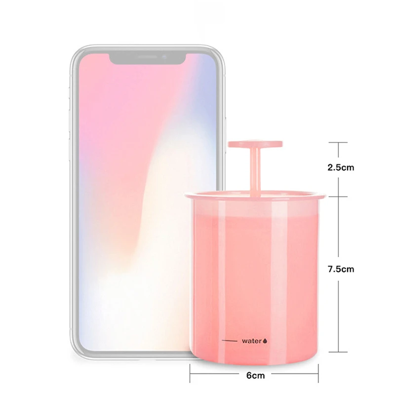 Di Động Phong Phú Máy Tạo Bọt Cho Tạo Bọt Sữa Rửa Mặt Và Rửa Mặt, Chăm Sóc Da Công Cụ, hướng Dẫn Sử Dụng Sữa Rửa Mặt Tạo Bọt Làm Cốc, Trắng Hồng