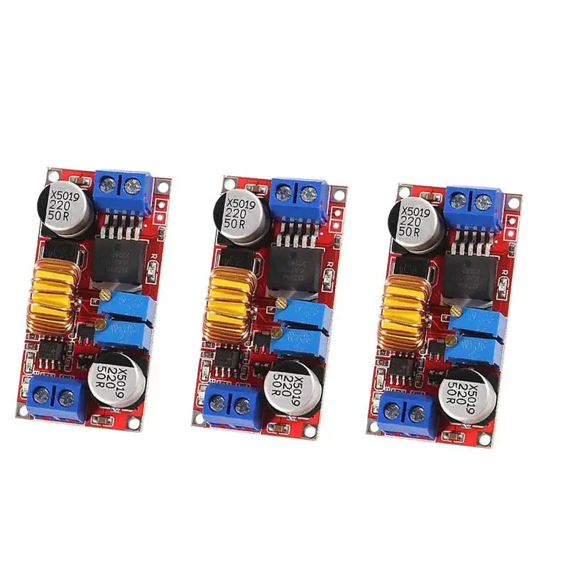 

3pcs 5A DC-DC Adjustable Buck Converter XL4015 4-38V to 1.25-36V Step Down Power Supply Voltage Regulator Power Module