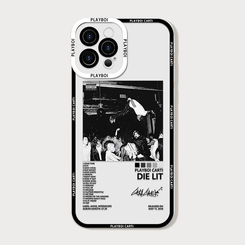 Playboi Carti Rapper Transparent Phone Case for IPhone 11 12 14 15 16 Pro  Max XS XR X 13 Mini 7 8 16 Plus SE Soft Silicone Cover - AliExpress  202192403