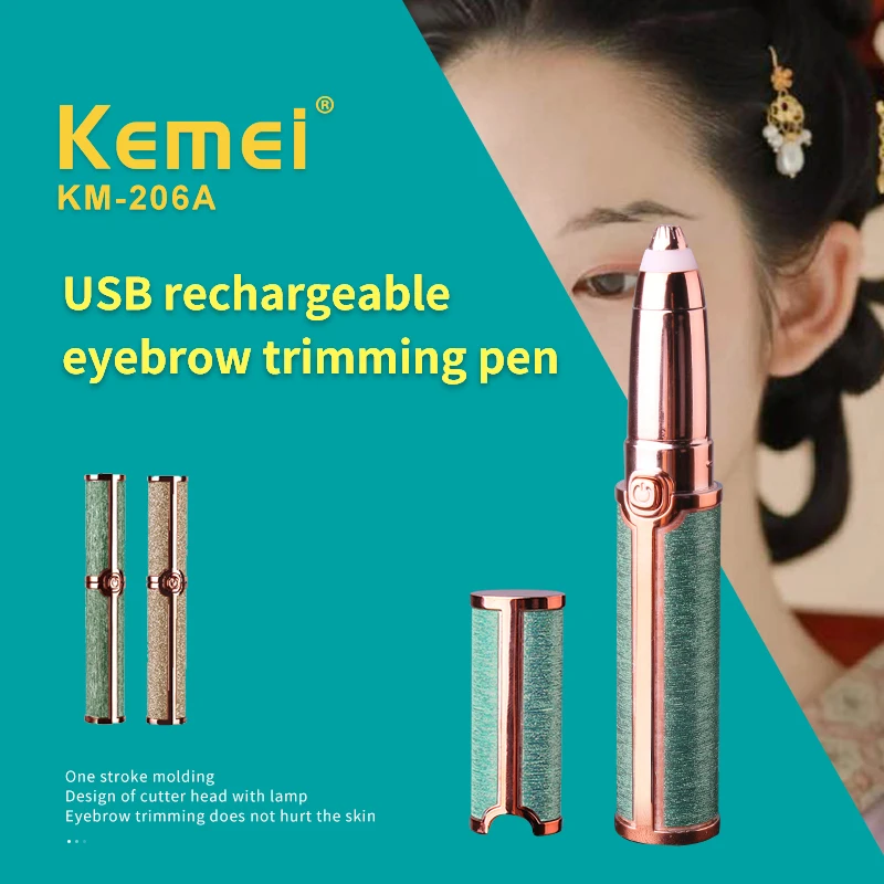 

Women Electric Eyebrow Trimmer Security Hair Removal Eye Brow Epilator Mini Shaper Shaver Painless Razor Nose Hair Remover
