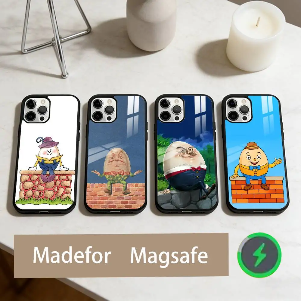 

Чехол для телефона H-humpty D-dumpty для iPhone17,16,15,14,13,12,11 Plus, Pro Max, магнитный для беспроводной зарядки Magsafe
