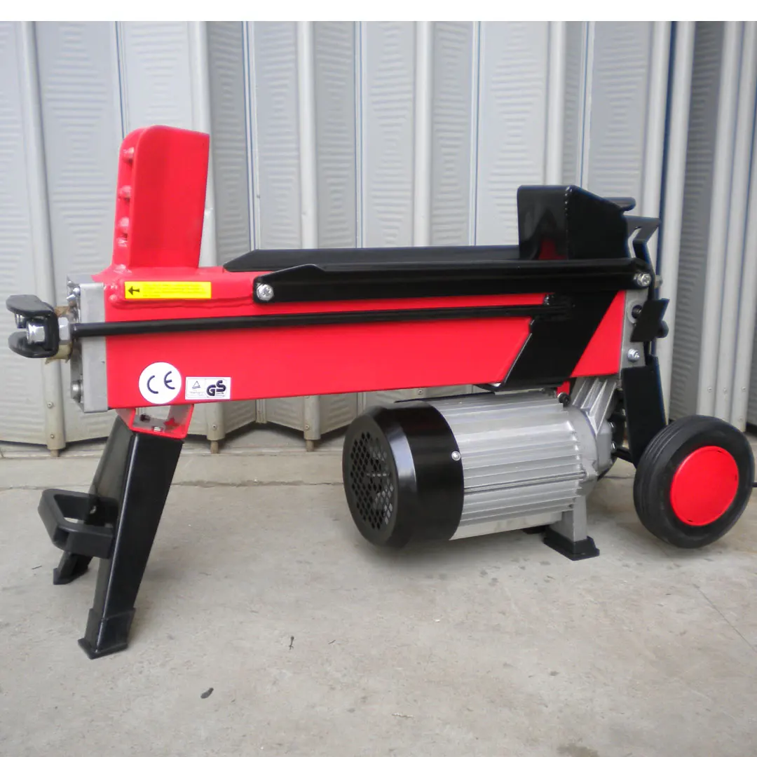 Discount price on 3hp/2.2kw 6 ton small electric wood hydraulic log splitter with 370mm splitting diameter, CE/GS approved