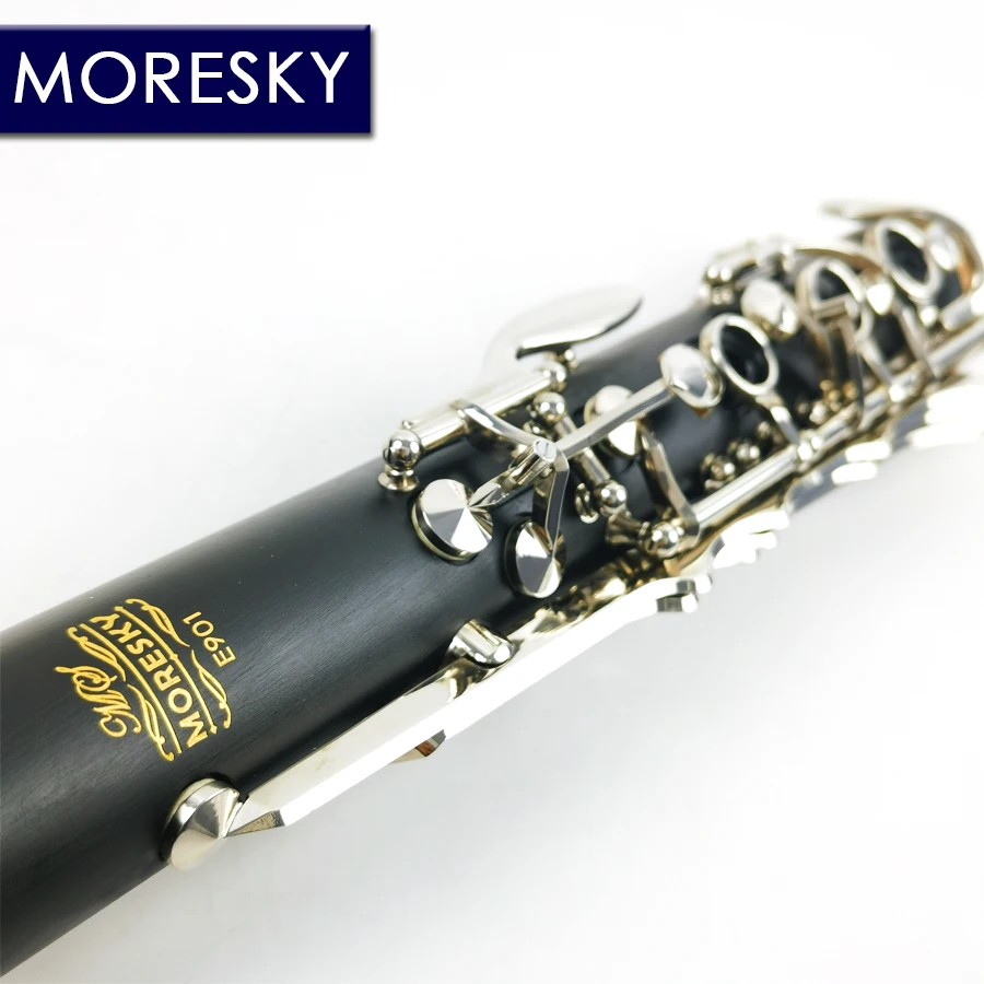 Boehm system clarinet G Tune clarinet nickel plated keys MORESKY