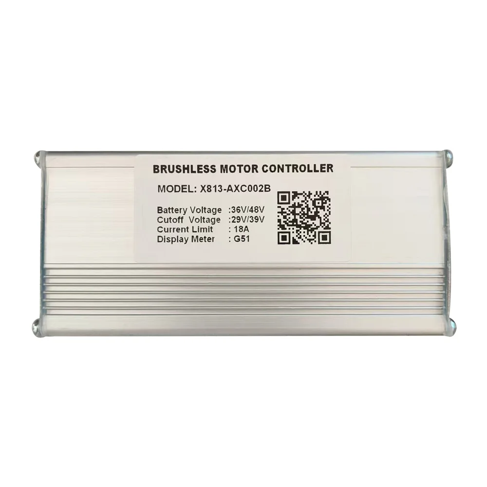 Nulkomma Ebike Brushless Motor Controller X813-ACXC002B 36/48V 18A forG51 Protocol Display Electric ScootersMTB Speed Controller