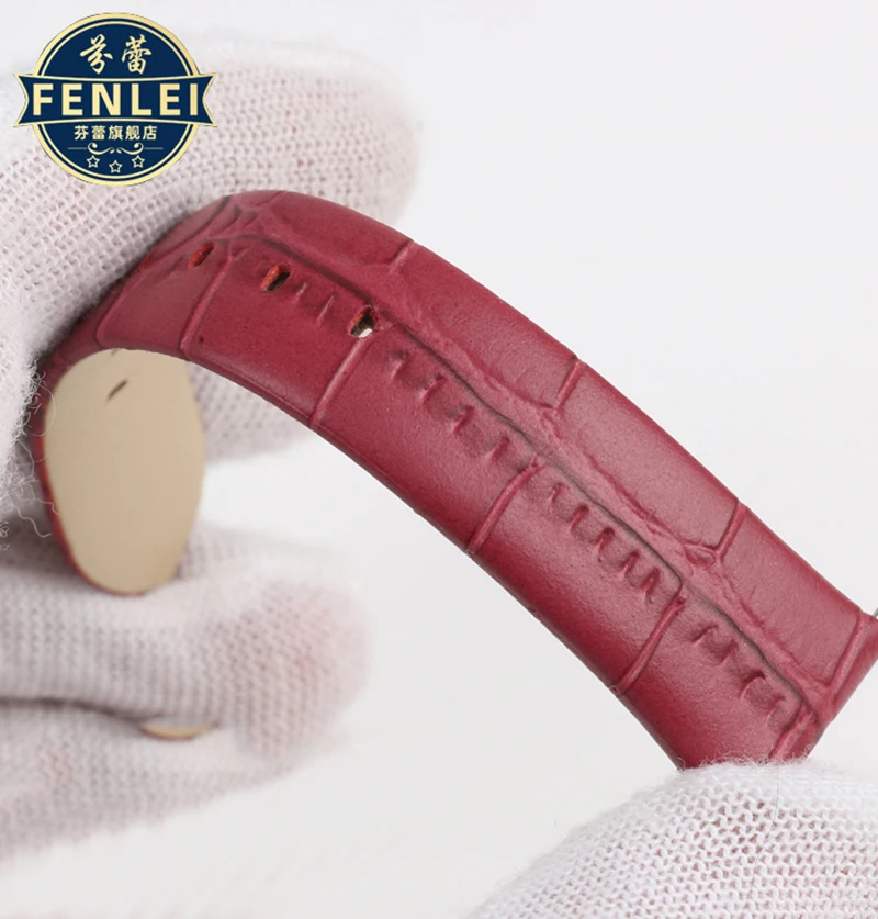 Bracelet de montre en cuir véritable pour femme, bracelet de montre en cuir de vachette, collection All Sky Star, 18mm, S-Warendary 541670, 5295346, 5295369, 5295320