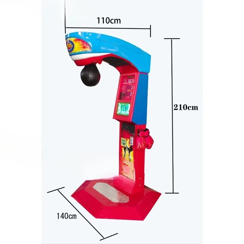 Boxing machine force measurement coin game machine Longquan 3rd generation video game city entertainment equipment