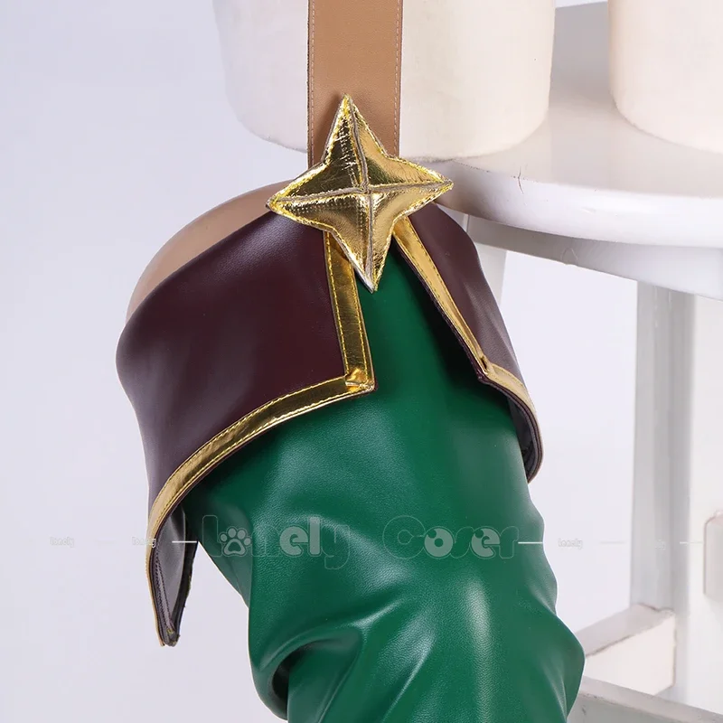 Araga Kiwi Cosplay Costume Anime Gushing Over Magical Girls Wig Leopard Military Uniform Hat Shoes Enormeeta Halloween Party