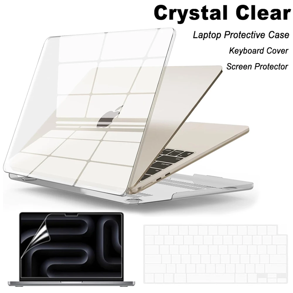 Laptop Case For Macbook Pro 14 M5 2026,For Air 13 M5 M4 M3 M2 Chip 2026-2022,Case For Macbook Pro 14/16 M4 Por/Max 2026 Cover