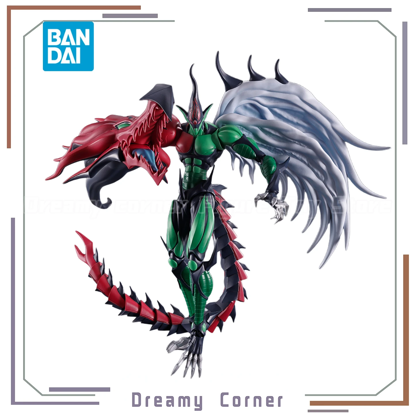 

【В наличии】Оригинальная фигурка BANDAI SPIRITS SHM Yu-Gi-Oh Duel Monsters GX E HERO Flame Wingman, коллекция игрушек и моделей