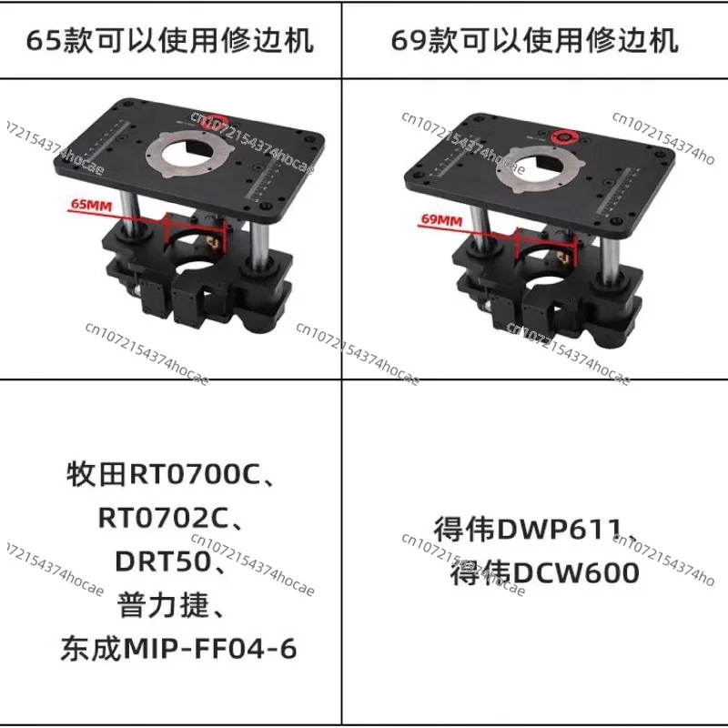 GD709 Multifunctional Router Table with Inverted Router Lift for Trimming, Milling, Edging, Grooving, and Carving