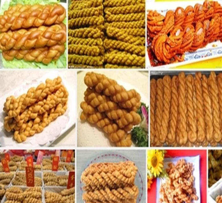High Quality Dough Twist Machine Snack Manufacturer & Twist Cutting Equipment Grain Product Maker