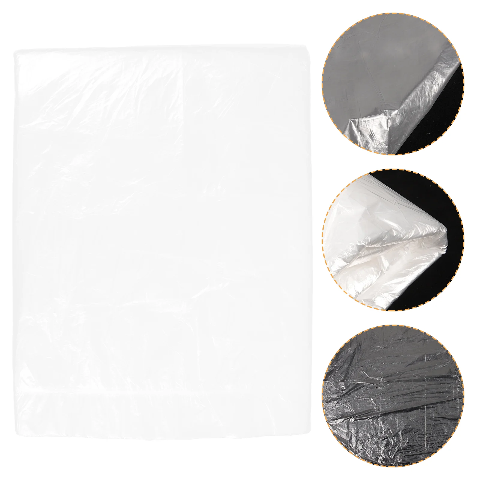 100 Pcs Disposable Basin Bag and Foot 100pcs (55-65 Thick) Spa Liners Soak Bath Bags for Home Use Plastic Soaking Travel
