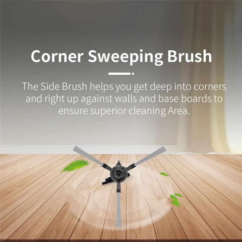 BBNV-12 قطعة فرشاة جانبية لاستبدال أجزاء المكنسة الكهربائية الروبوتية Xiaomi E5 / C108