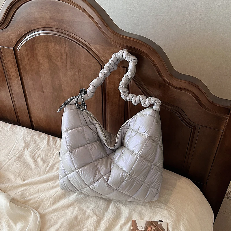 

Оксфордские однотонные швейные повседневные сумки-тоут большой вместимости, универсальные модные сумки 2025 года для женщин, простые дорожные сумки на плечо