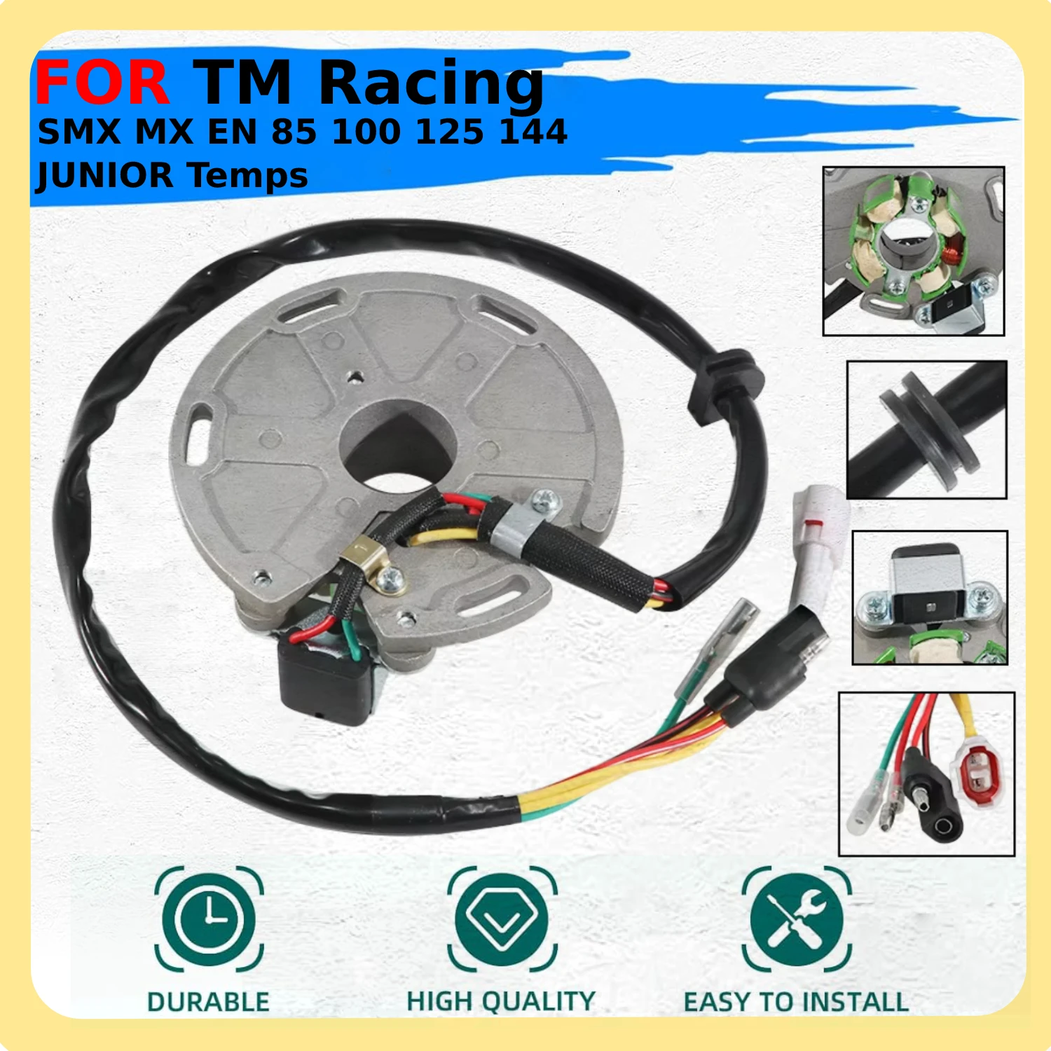 

Motorcycle Magneto Stator Coil For TM RACING MX 85 JUNIOR SMX 85 JUNIOR MX 125 2S MX 144 2S 125 144 250 300 2 Temps MX/EN 2018