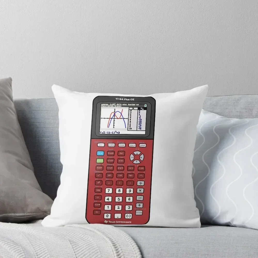 

Red TI 84 Calculator Throw Pillow Pillow Decor Covers For Sofas Pillowcases Bed Cushions Pillowcases pillow