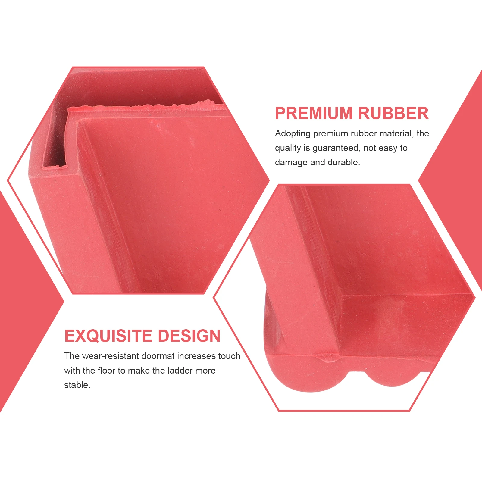 

Rubber Ladder Feet Pads Anti Slip Cover Thick Mats Floor Protector Household Accessories Vinyl Treads Step Legs Cover