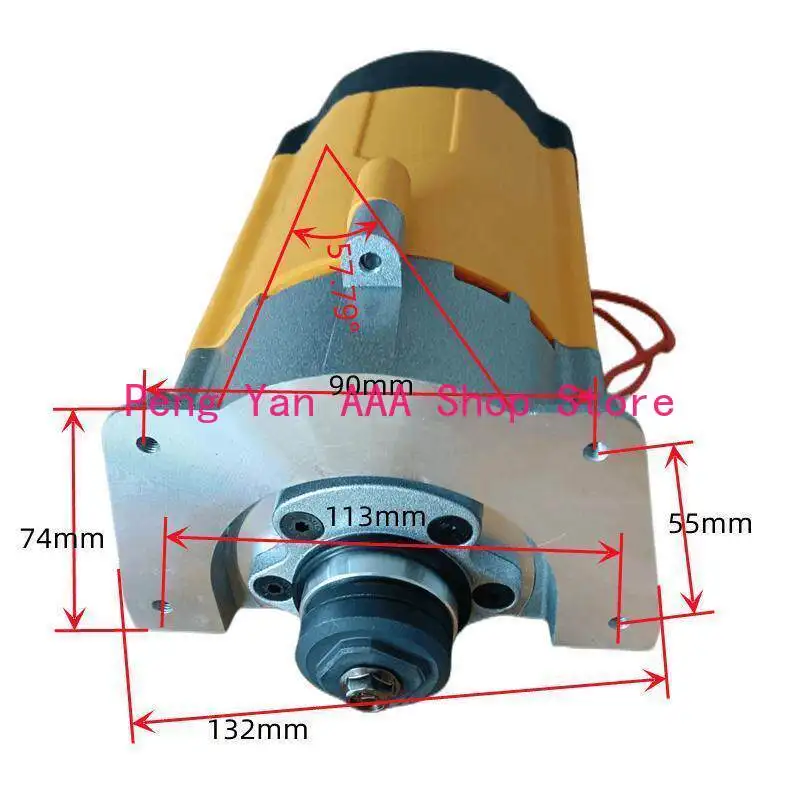 

Chamfering machine cutting accessories assembly pure copper secondary gear motor