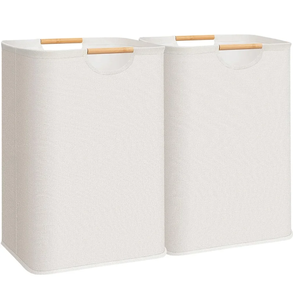 

Collapsible Laundry Basket Dirty Clothes Storage Basket with Handle Hamper Sundries Storage Bag Bathroom Accessories