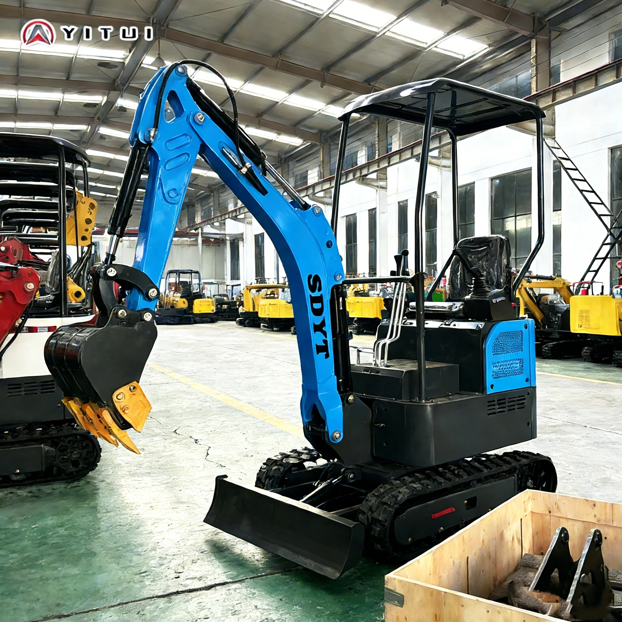 

The Bestselling Multifunction Crawler 1.2ton Mini Excavator Euro 5 Cab Mini Excavator Supports Customized