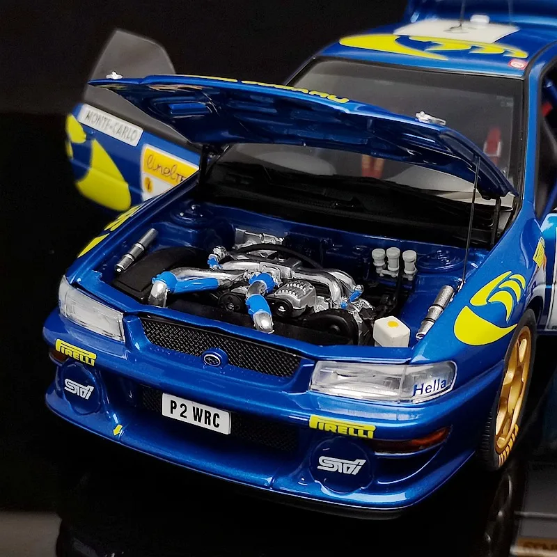 AUTOart Diecast بمقياس 1/18 سوبارو امبريزا WRC نموذج مصبوب (إصدار قابل للجمع) ألعاب نموذج سيارة مصنوعة من خليط معدني هدية للأولاد #2