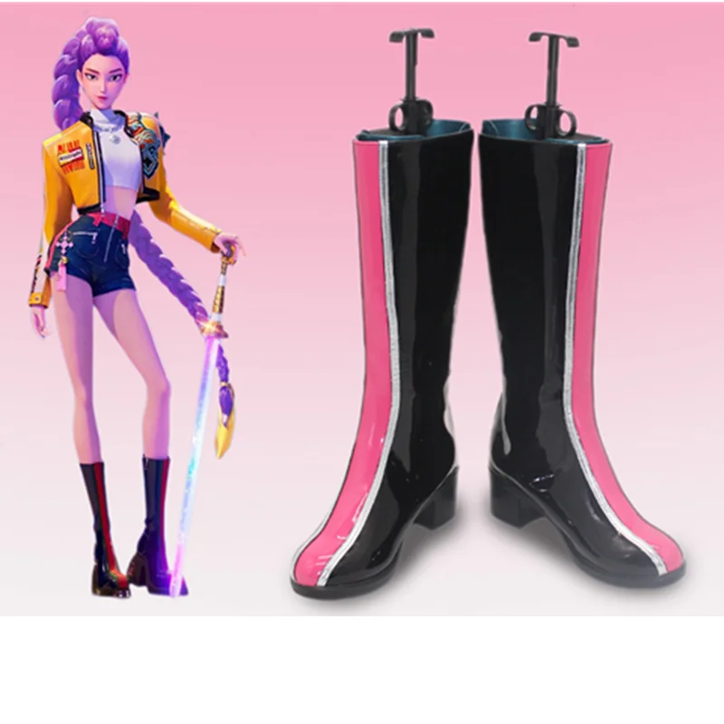 KPop Demon Hunters Rumi Cosplay Laarzen Kan gemaakt Rumi Kinderlaarzen Halloween Carnaval Party Props Laarzen Schoenen