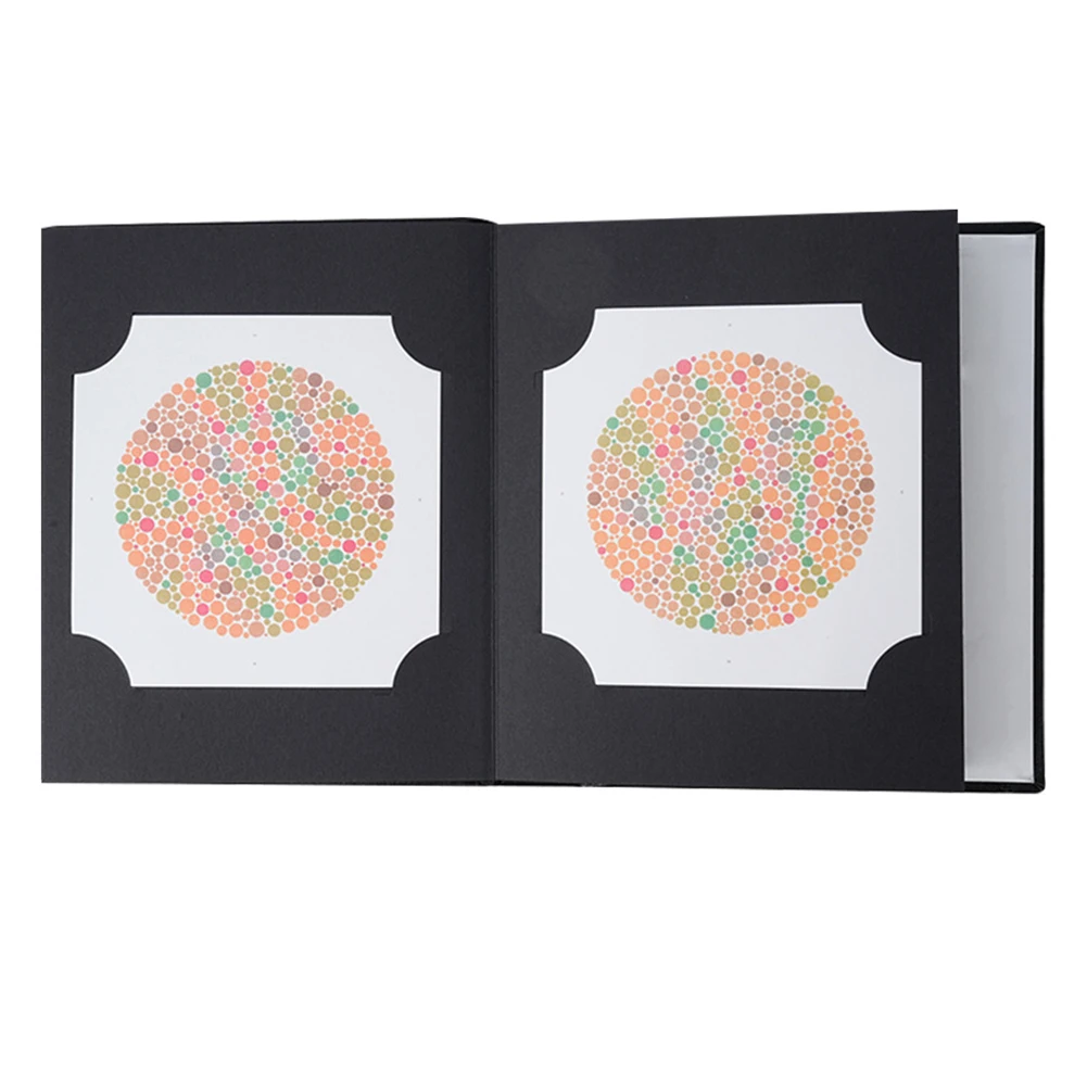 الاختبار السريري التقييم التعليمي كتاب قياس البصر تقييم عمى الألوان المهبلية 38 لوحة اختبار متضمنة