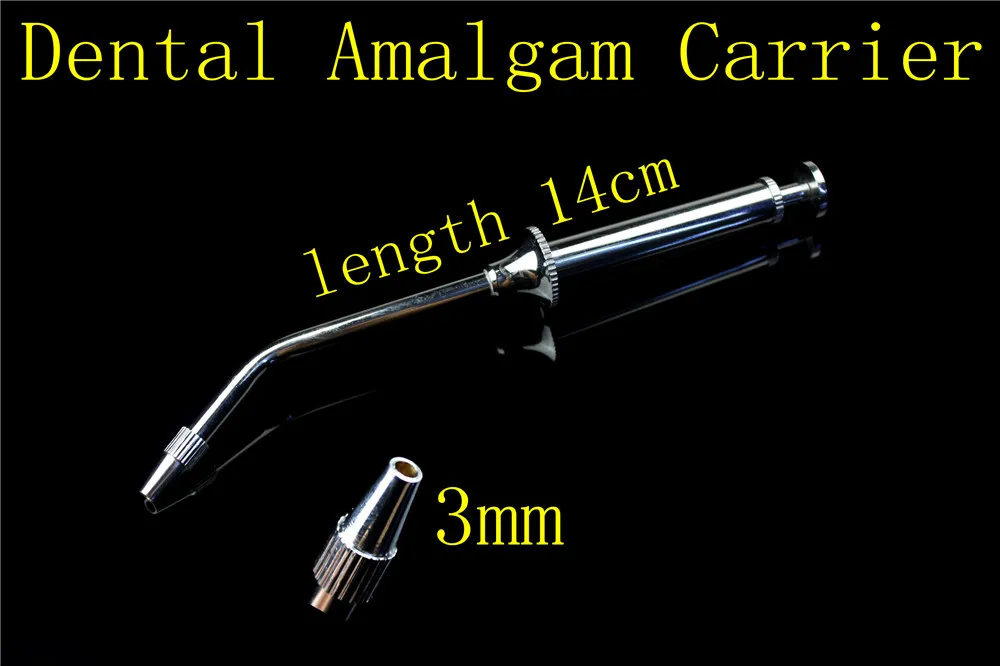 1PC Stainless Steel medical Dental Amalgam Carrier Bone Powder Transfer Filling Syringe Injector Implant Instrument Dentist Tool