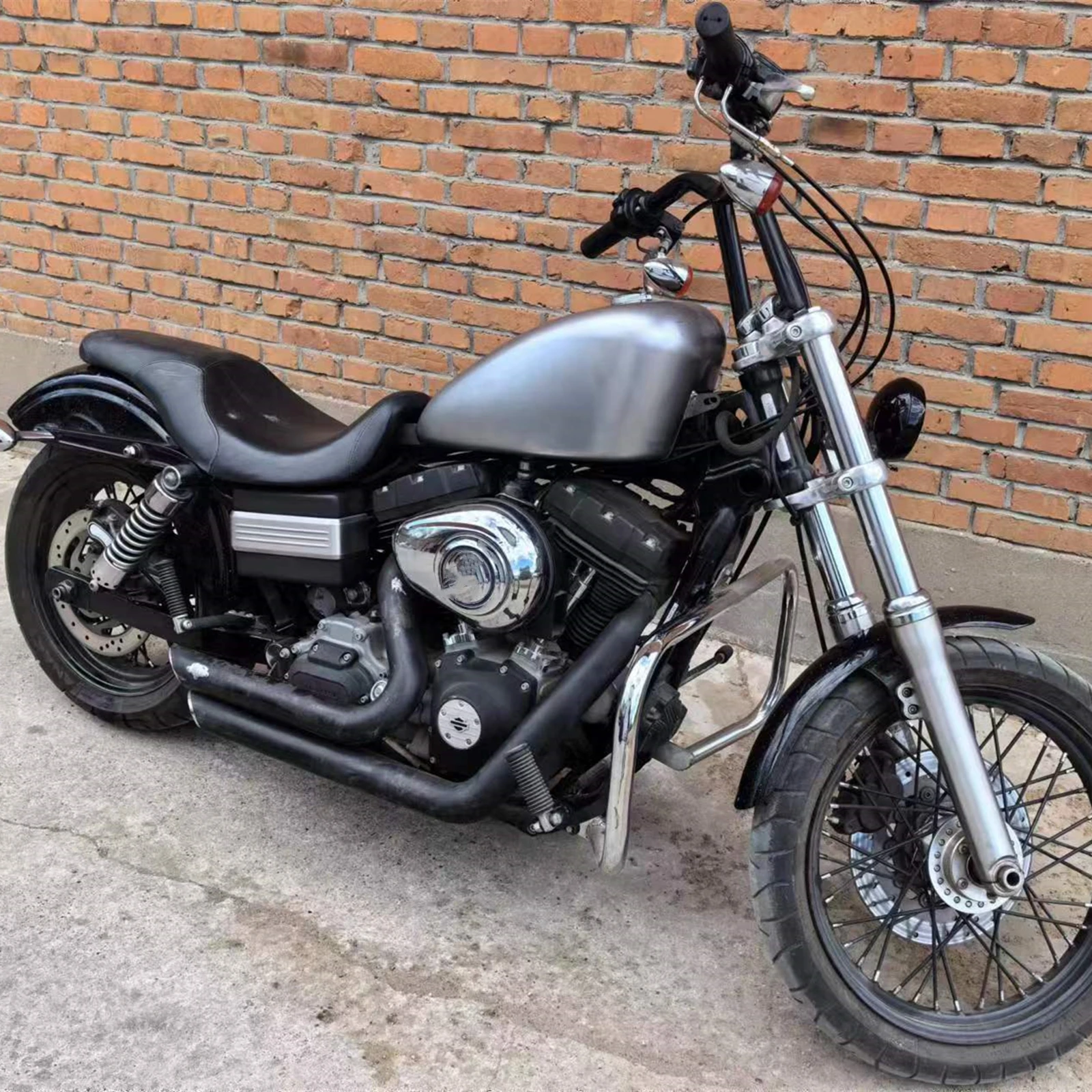 14L Motorcycle Petrol Gas Fuel Tank For Harley Dyna 1995 1996 1997 1998 1999 2000 2001 2002 2003 2004 2005 Motor Accessories