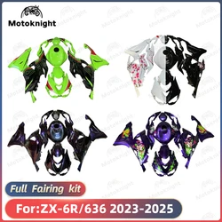 New ABS Motorcycle full Fairing Kit Fit For KAWASAKI ZX-6R ZX6R 636 2023 2024 2025 23 24 25 Custom Fairings Kits Bodywork Shell