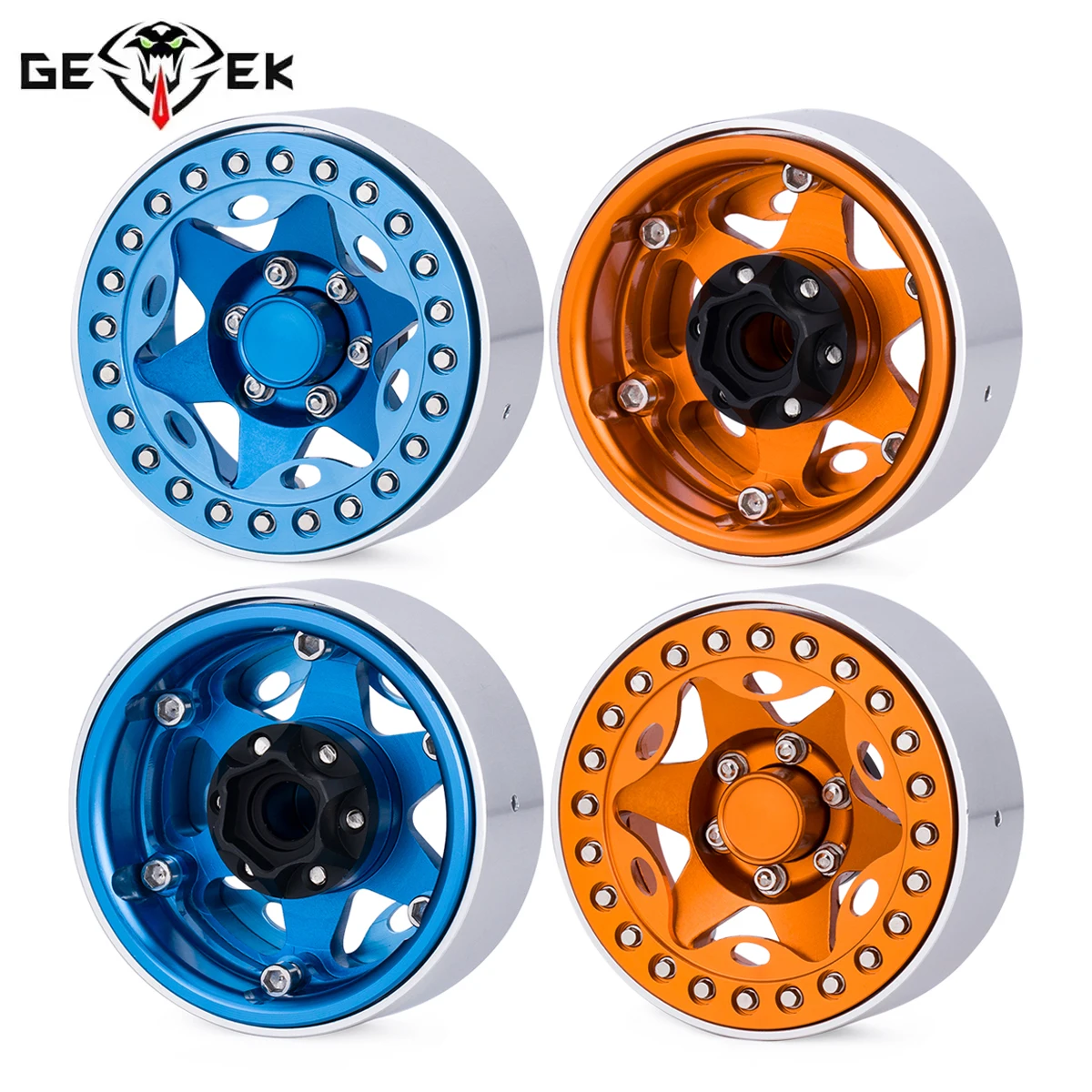 4Pcs Metal 1.9