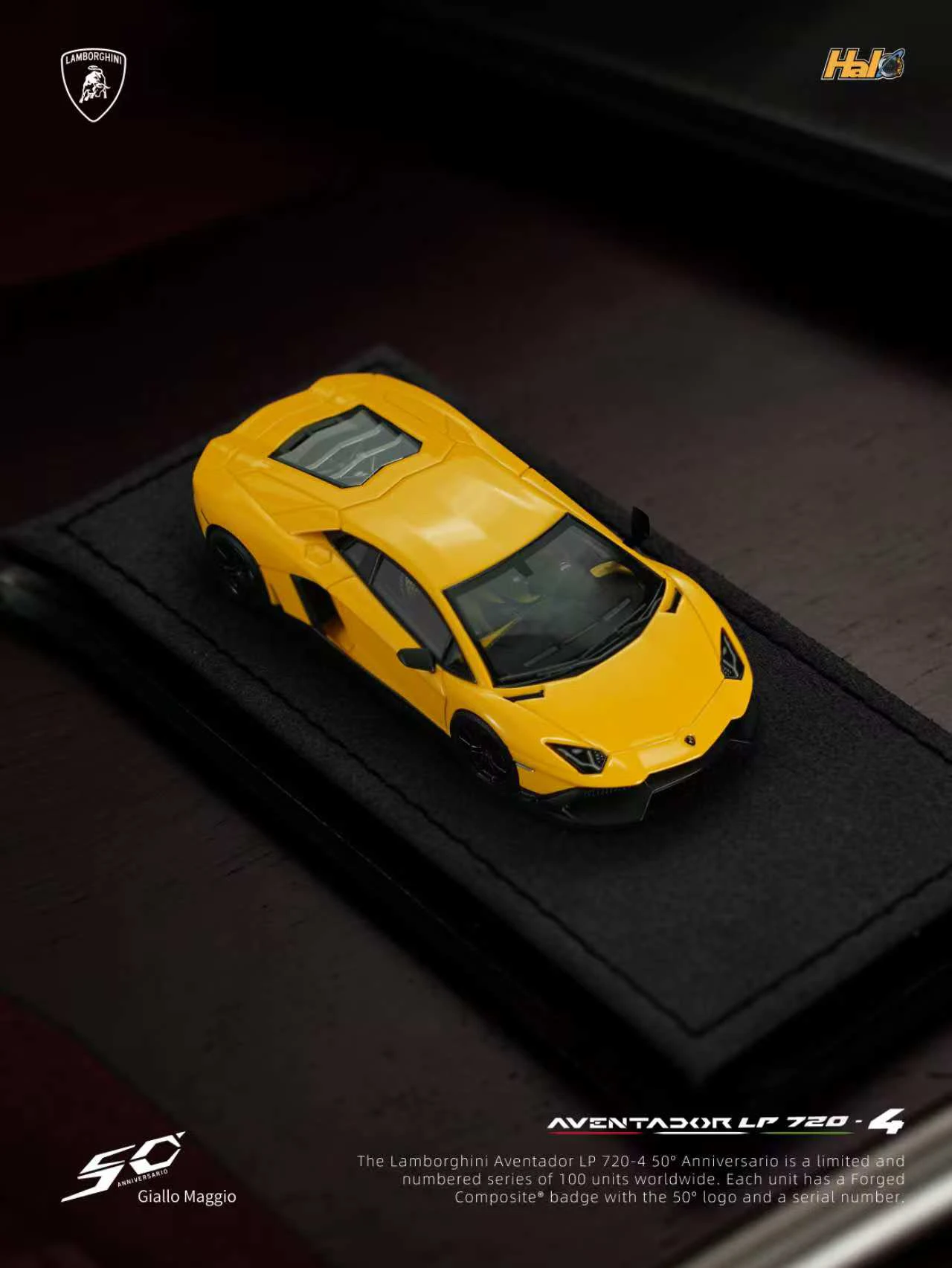 1:64 Aventador LP720-4 نموذج سيارة محاكاة مصغر من الراتنج إصدار محدود ثابت، زخرفة للبالغين، لعبة للأولاد، هدية للأطفال
