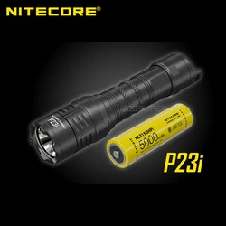 3000 Lumens Nitecore P23i Long Range 21700 Tactical Flashlight with 5000mAh High-capacity Battery