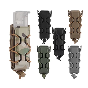 กระเป๋าใส่ปืนพกทุกพื้นที่กระเป๋าใส่นิตยสารที่จับตลับหมึก Molle สำหรับปืนอัดลมยิงไฟฉาย9มม. 4045 ACP