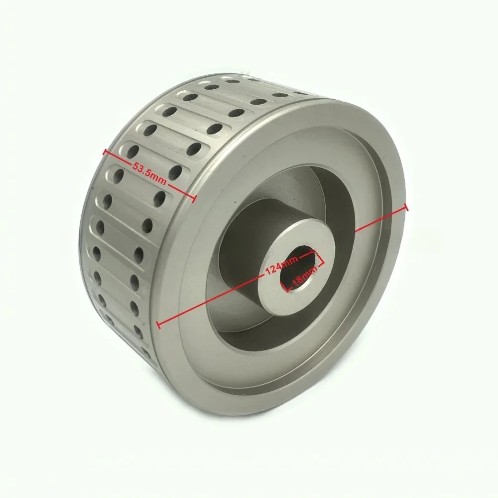 ZD.233-028-01-00 Suction Wheel Stahl Folding Machine 2 Hole Coated Vacuum Wheel Stahl TI52 Folders Suction Wheel 233-028-01-00