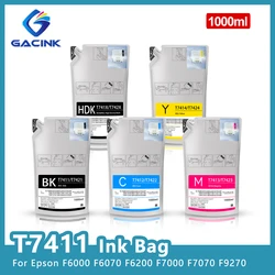 T7411 T7414 Sublimation Ink Bag With Chip 7411 For Epson Surecolor F6000 F6070 F6200 F6270 F7000 F7070 F9200 F9270 Printer