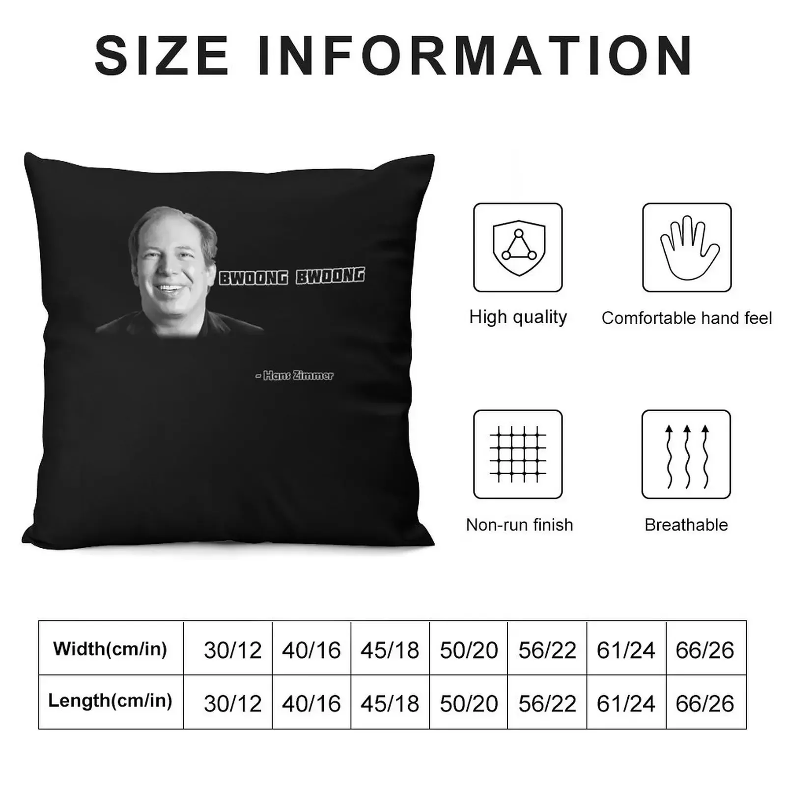 Hans Zimmer Throw Pillow Sofa Cushions Covers Couch Cushions Decorative Cushions Bed pillowcases pillow