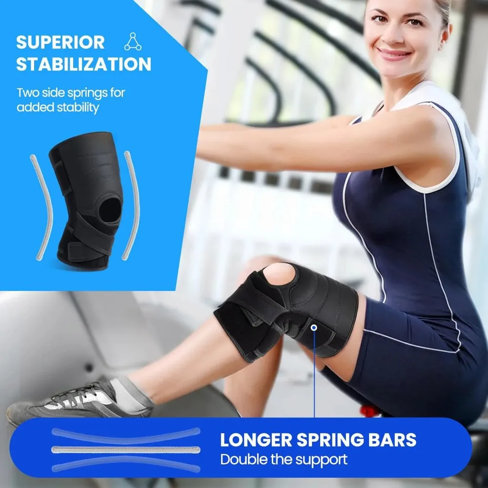 ACL MCL LCL Arthritis Joint Pain Knee Braces Support with Side Stabilizers for Men Women Knee Pain Relief  Meniscus Tear