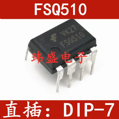 

5 шт. FSQ510 DIP-7 7 Q510