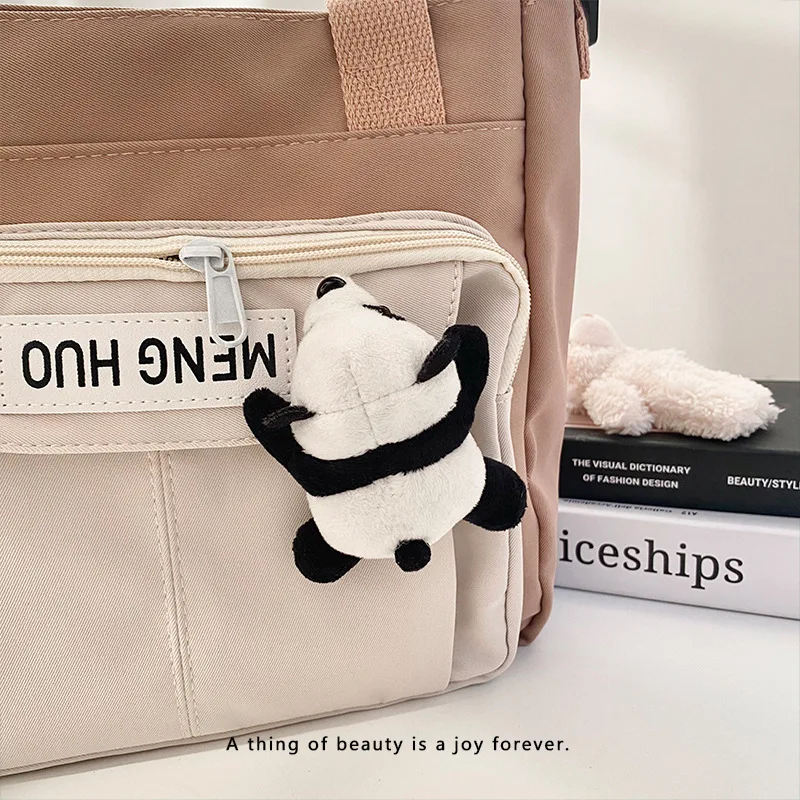 Kawaii Panda Brooches Plush Toy Pendant Cute Japanese Brooches Flower Clothes Brooch Student Backpack Pendant