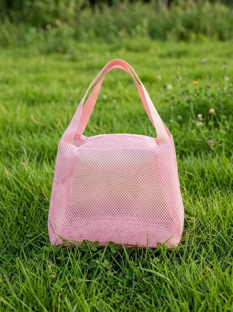 1 Stück tragbare Netztasche mit mehrfarbiger Auswahl – Detail 2
