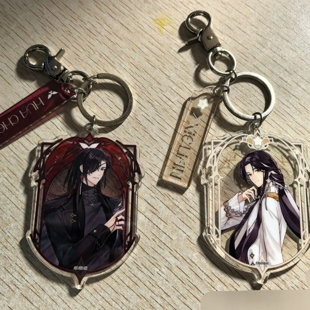 Anime Heaven Official's Blessing Keychain Tian Guan Ci Fu Xie Lian Hua Cheng Arcylic Pendant Keyring Bag Decoration Pendant